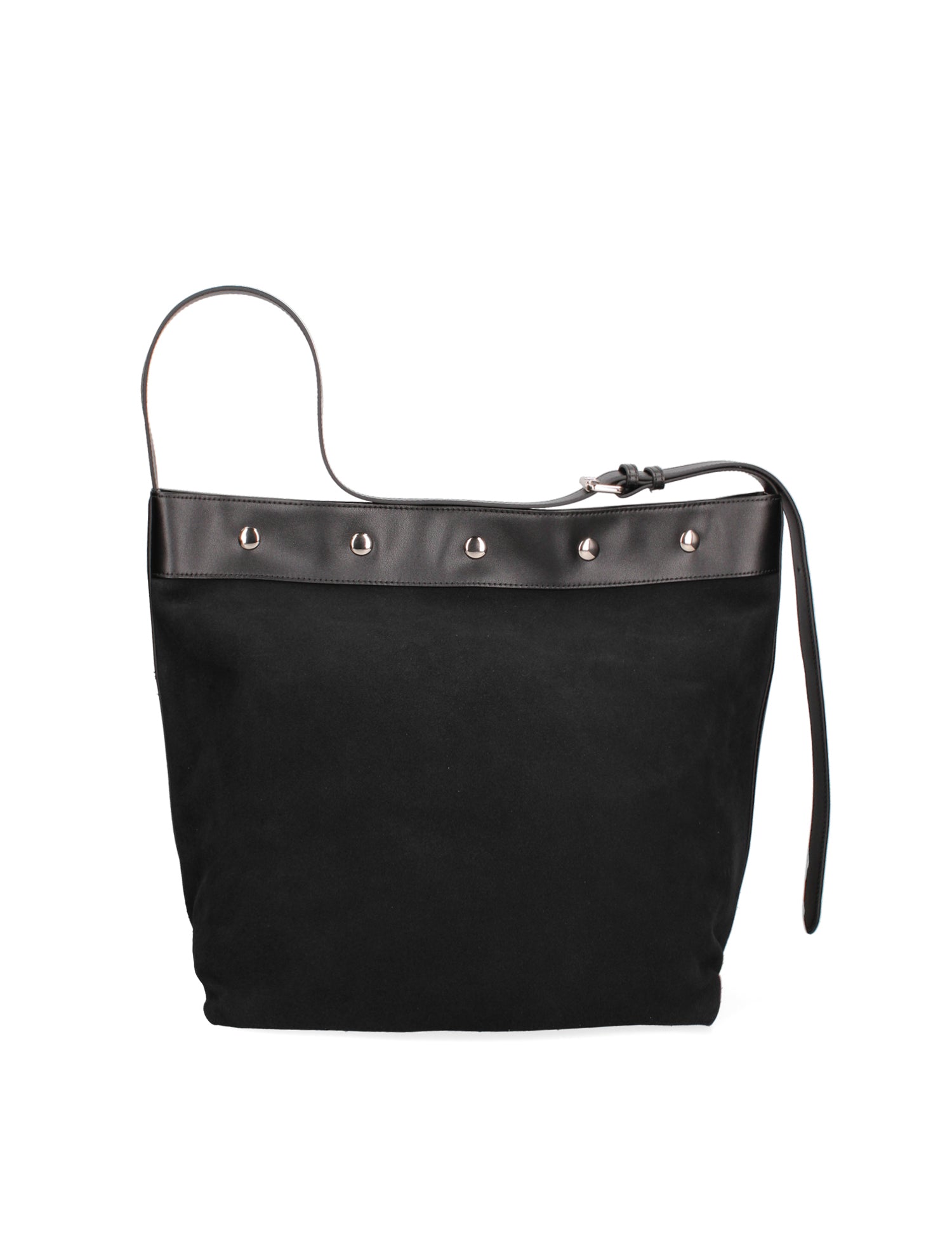 Borsa a Spalla in Vera Pelle Nero