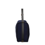 Borsa a Spalla in Vera Pelle Blu Jeans
