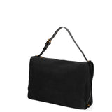 Borsa a Spalla in Vera Pelle Nero