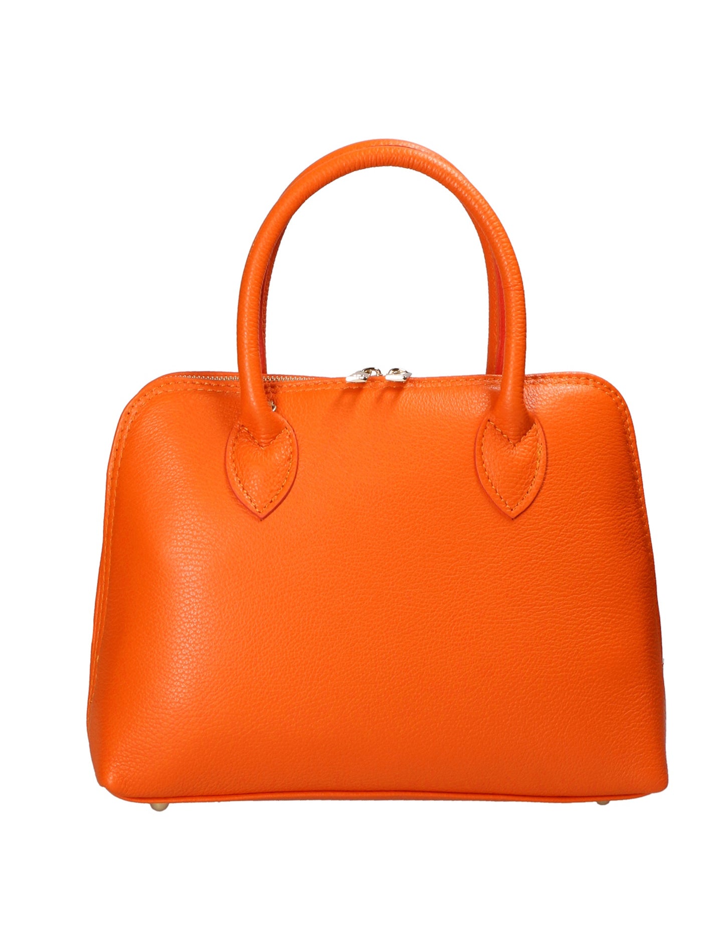 Borsa a Mano in Vera Pelle Beige Scuro
