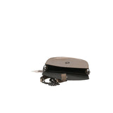Borsa a Tracolla in Genuine Printed Suede Leather Bronzo