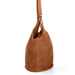 Borsa a Spalla in Vera Pelle Cognac