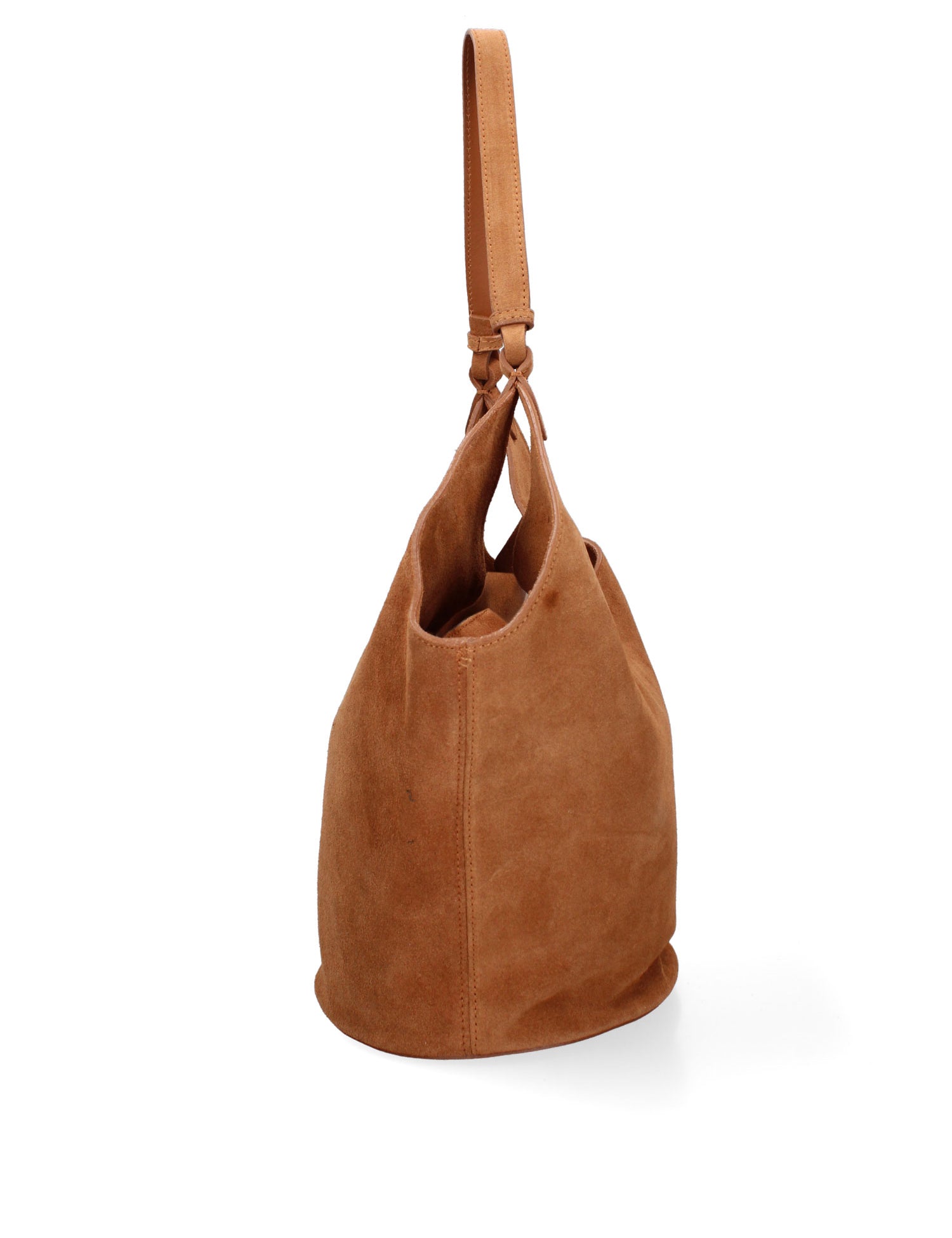 Borsa a Spalla in Vera Pelle Cognac