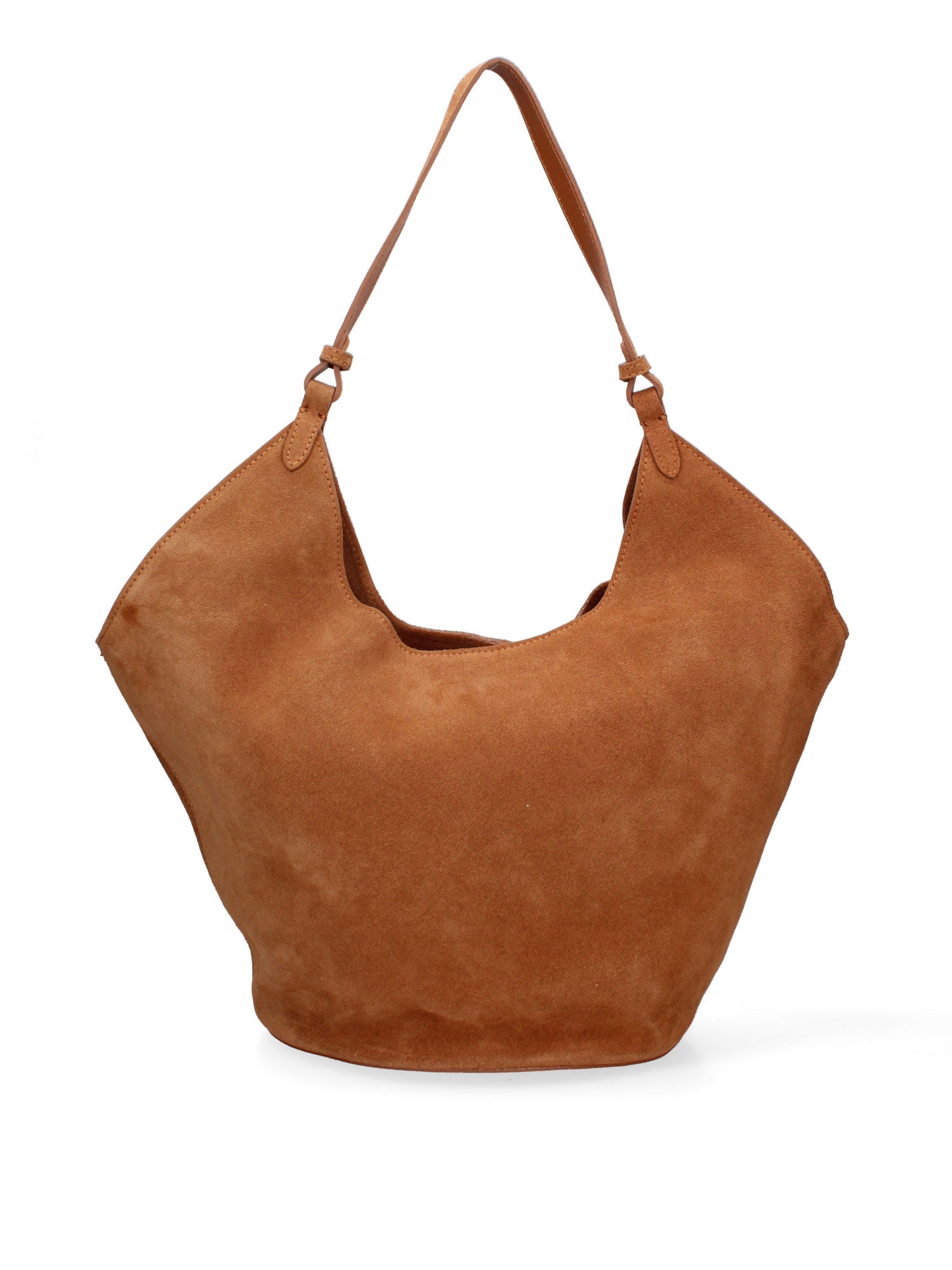 Borsa a Spalla in Vera Pelle Cognac