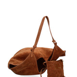 Borsa a Spalla in Vera Pelle Cognac