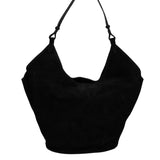 Borsa a Spalla in Vera Pelle Nero