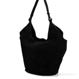 Borsa a Spalla in Vera Pelle Nero
