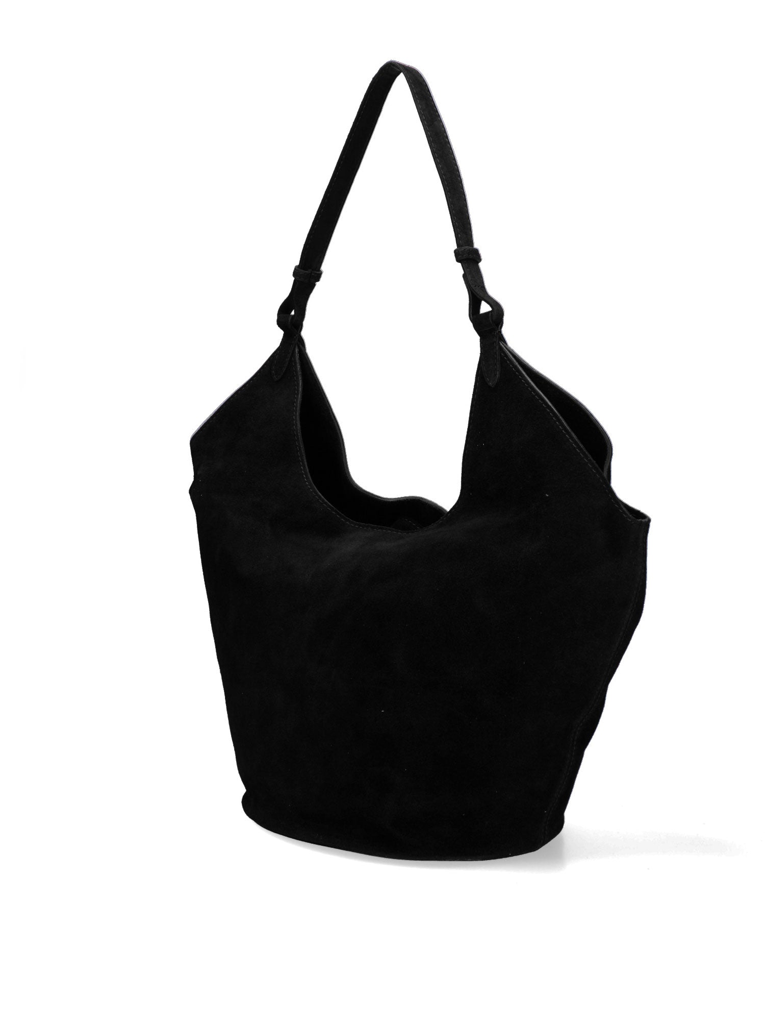 Borsa a Spalla in Vera Pelle Nero