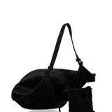 Borsa a Spalla in Vera Pelle Nero