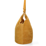 Borsa a Spalla in Vera Pelle Senape