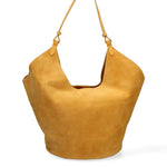 Borsa a Spalla in Vera Pelle Senape