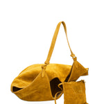 Borsa a Spalla in Vera Pelle Senape