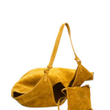 Borsa a Spalla in Vera Pelle Senape