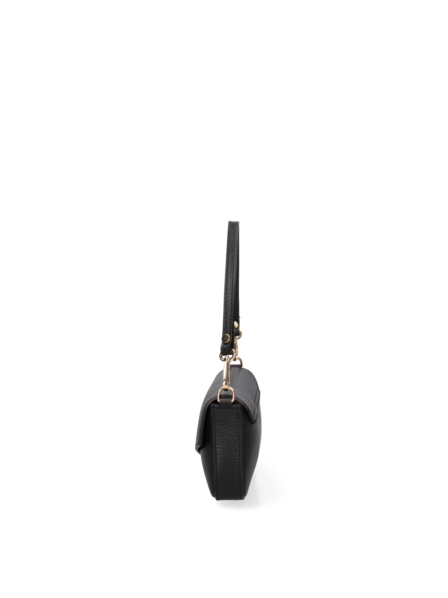 Borsa a Spalla in Vera Pelle Nero