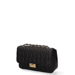 Borsa a Tracolla in Vera Pelle Nero