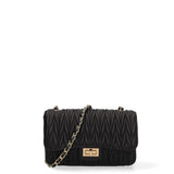 Borsa a Tracolla in Vera Pelle Nero