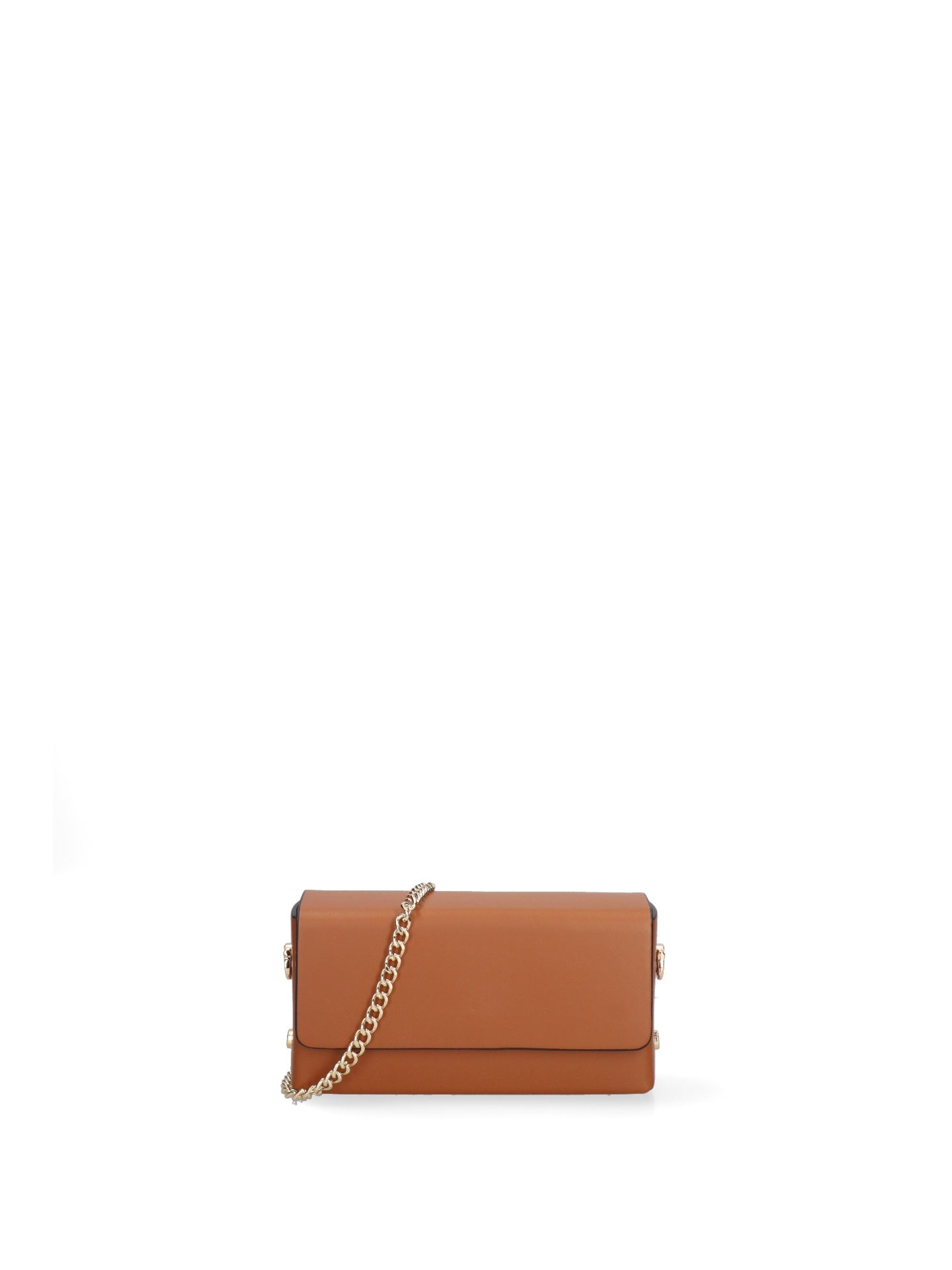 Borsa a Tracolla in Vera Pelle Cognac