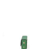 Borsa a Tracolla in Vera Pelle Verde