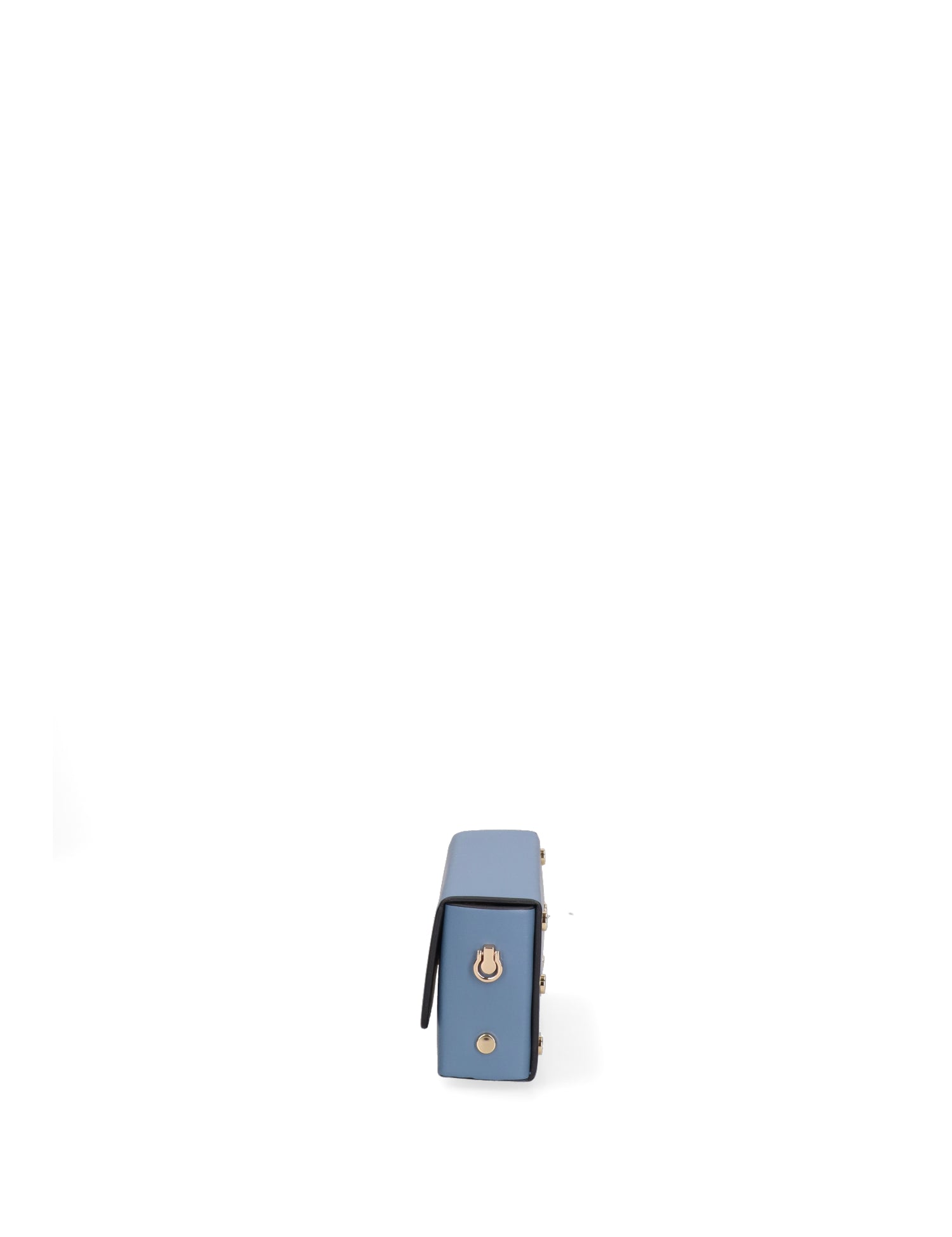 Borsa a Tracolla in Vera Pelle Blu