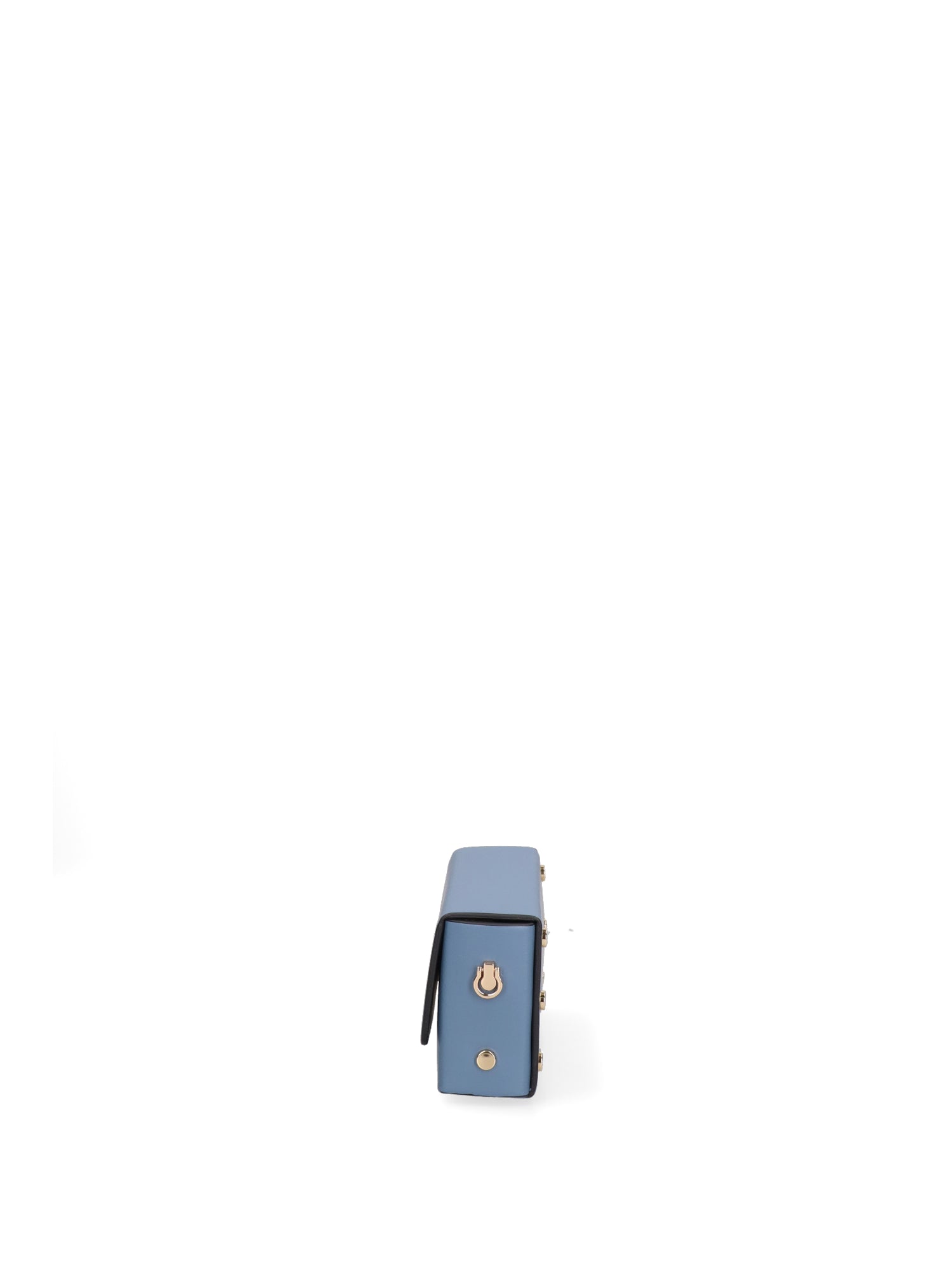 Borsa a Tracolla in Vera Pelle Blu