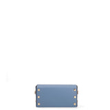 Borsa a Tracolla in Vera Pelle Blu