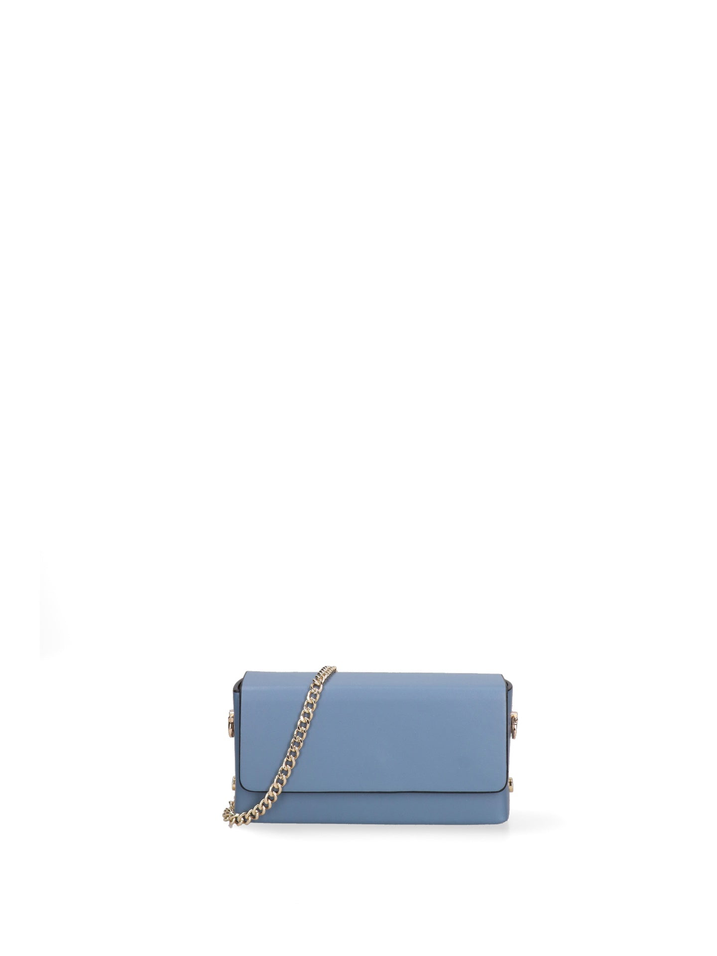 Borsa a Tracolla in Vera Pelle Blu