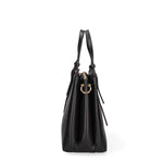Borsa a Mano in Vera Pelle Nero