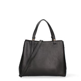 Borsa a Mano in Vera Pelle Nero