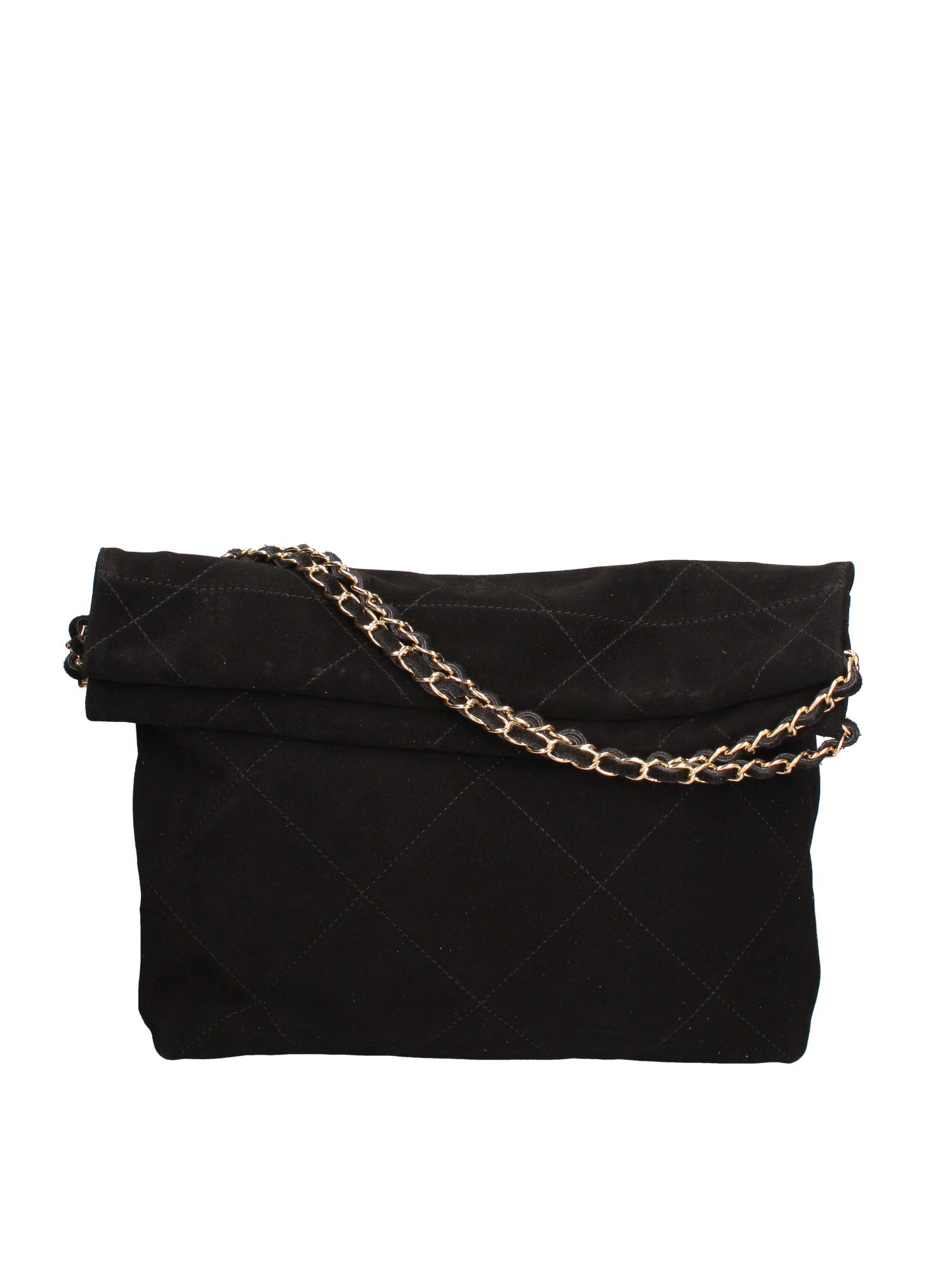 Borsa a Spalla in Vera Pelle Nero