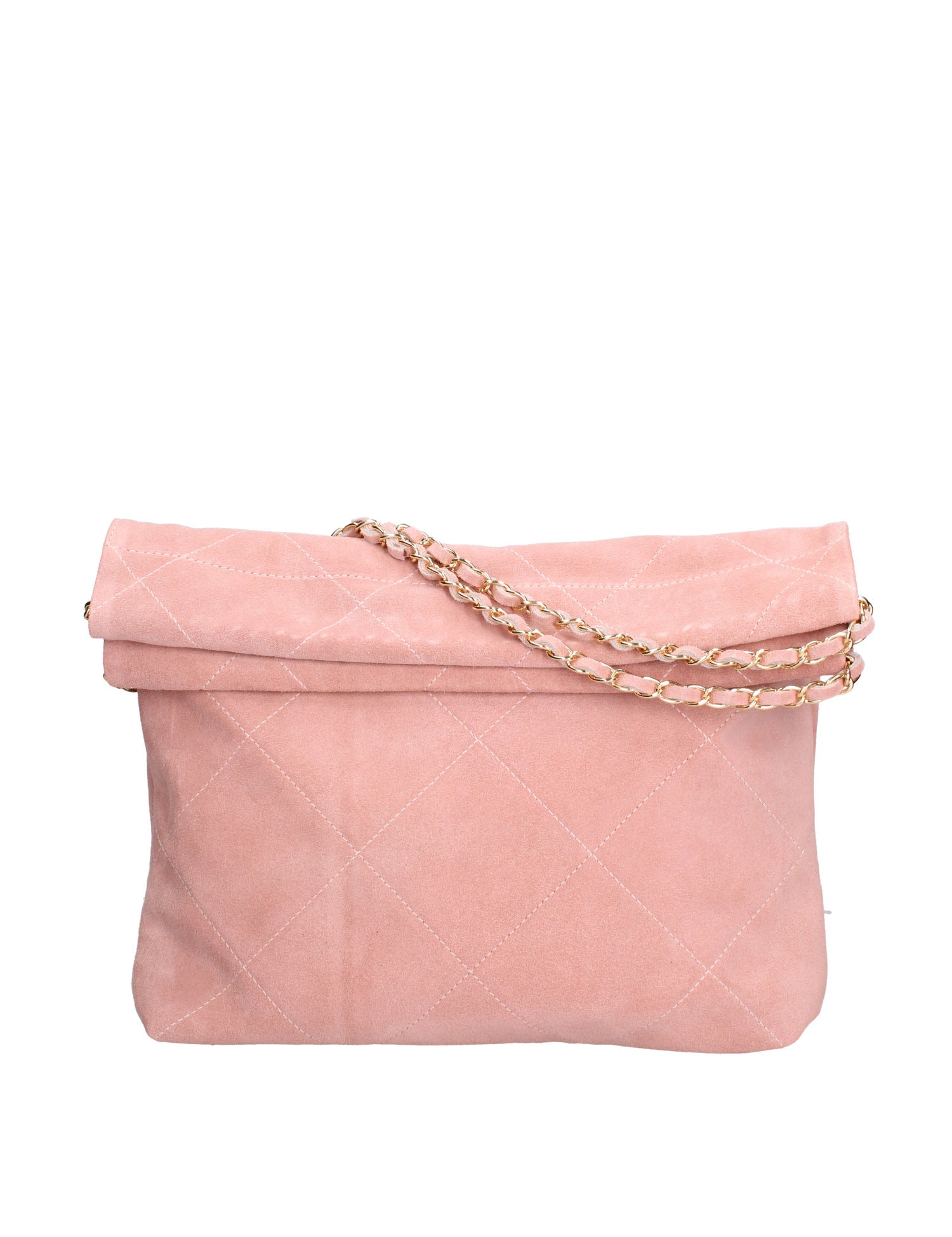 Borsa a Spalla in Vera Pelle Rosa Antico