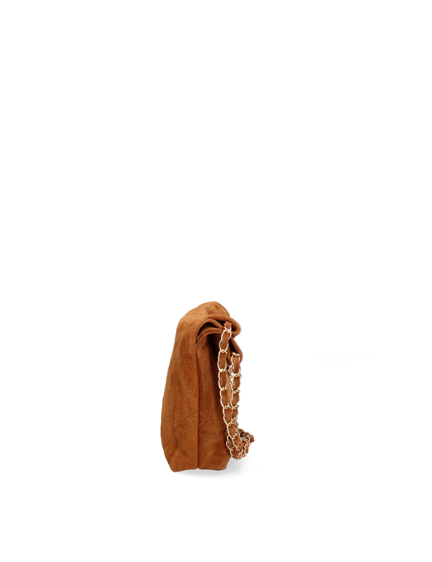 Borsa a Mano in Vera Pelle Cognac