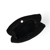 Borsa a Mano in Vera Pelle Nero