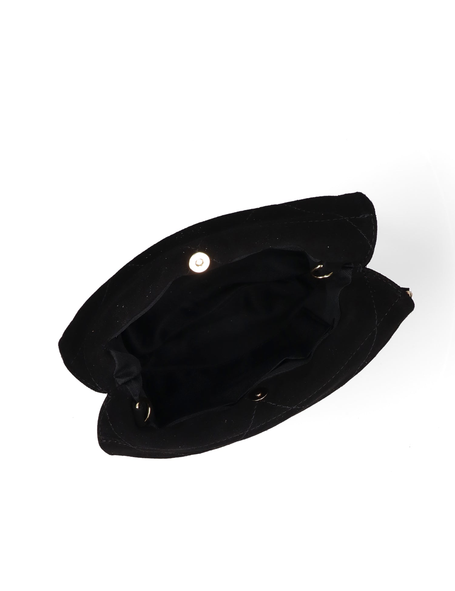 Borsa a Mano in Vera Pelle Nero