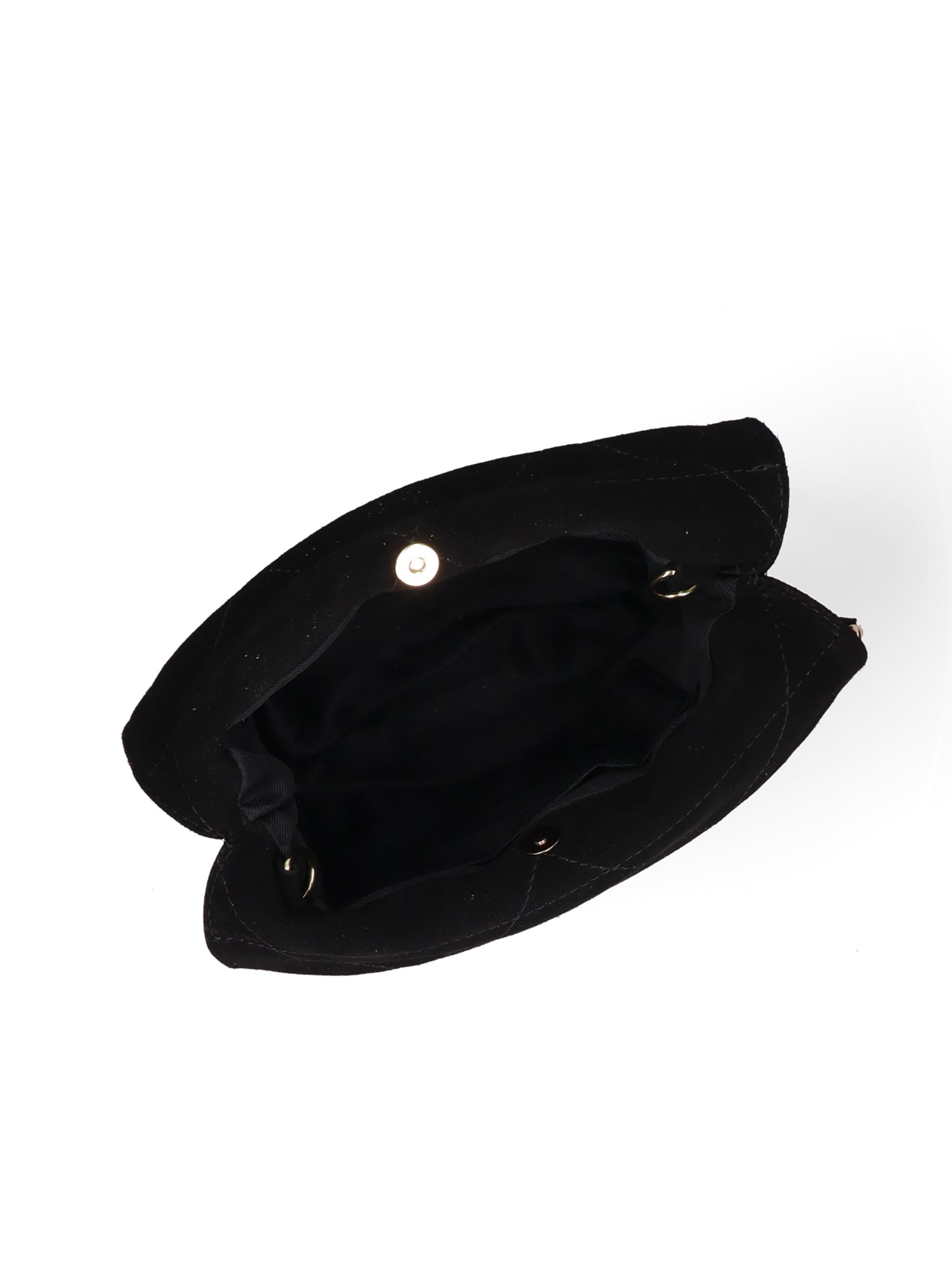 Borsa a Mano in Vera Pelle Nero