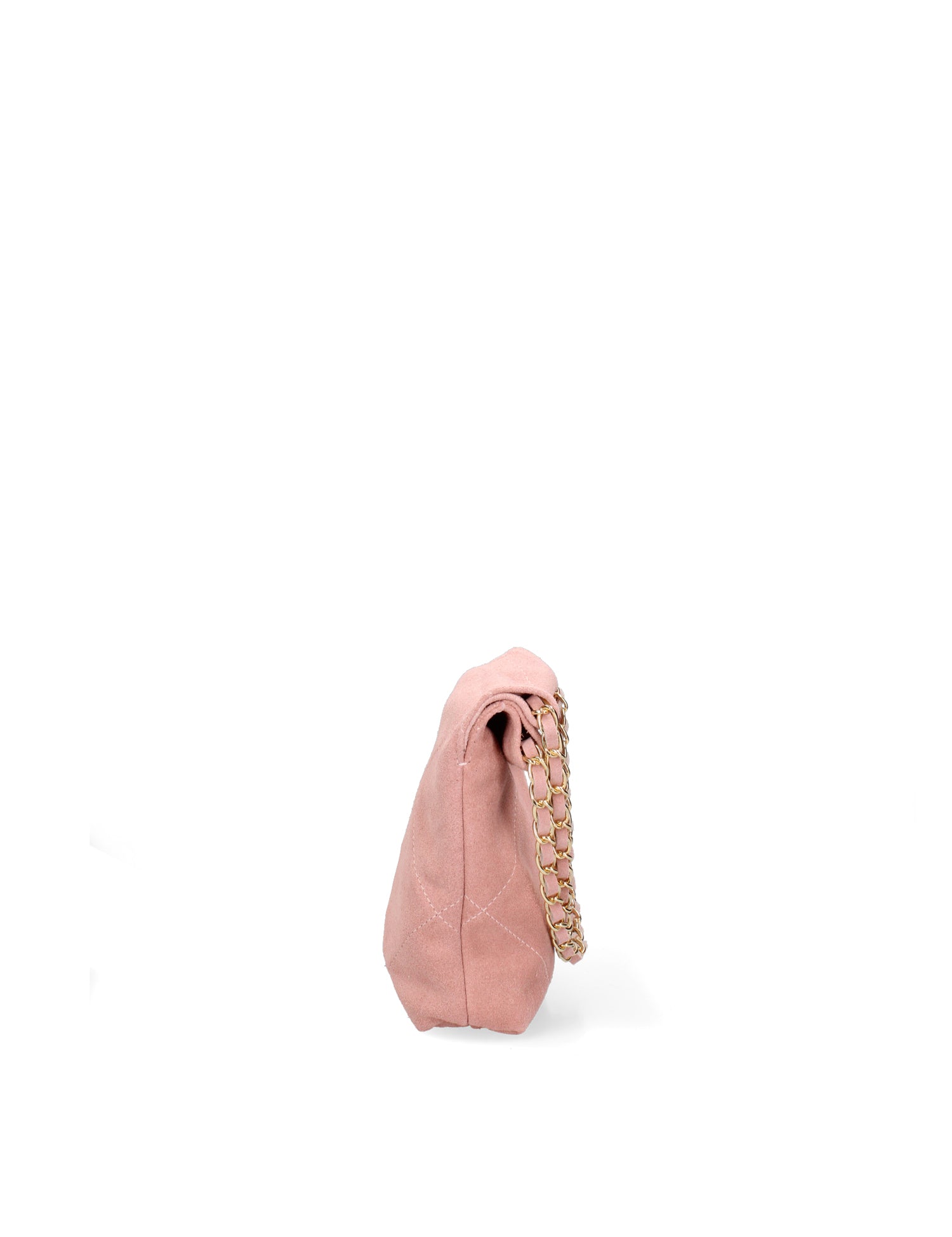 Borsa a Mano in Vera Pelle Rosa Antico