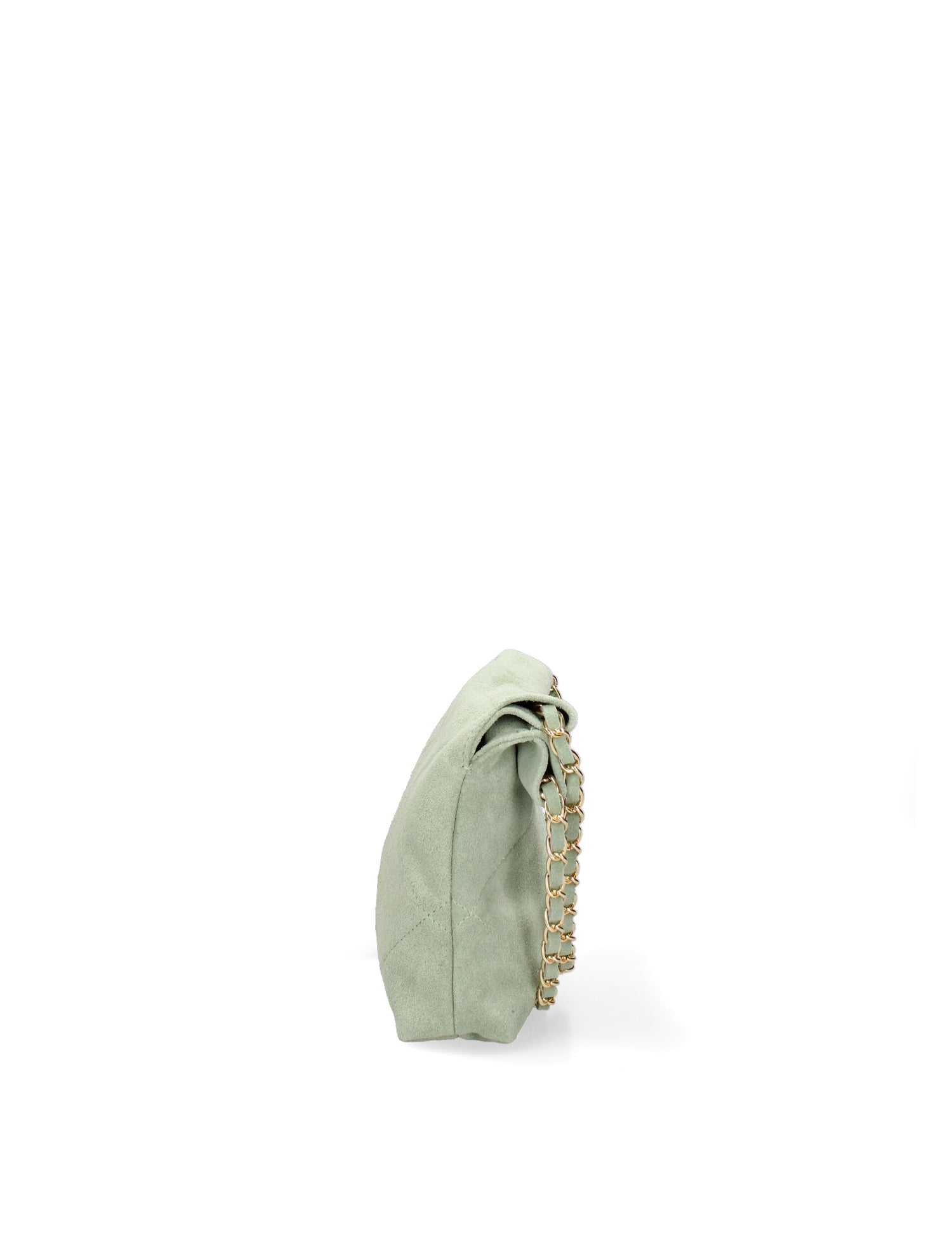 Borsa a Mano in Vera Pelle Verde Chiaro