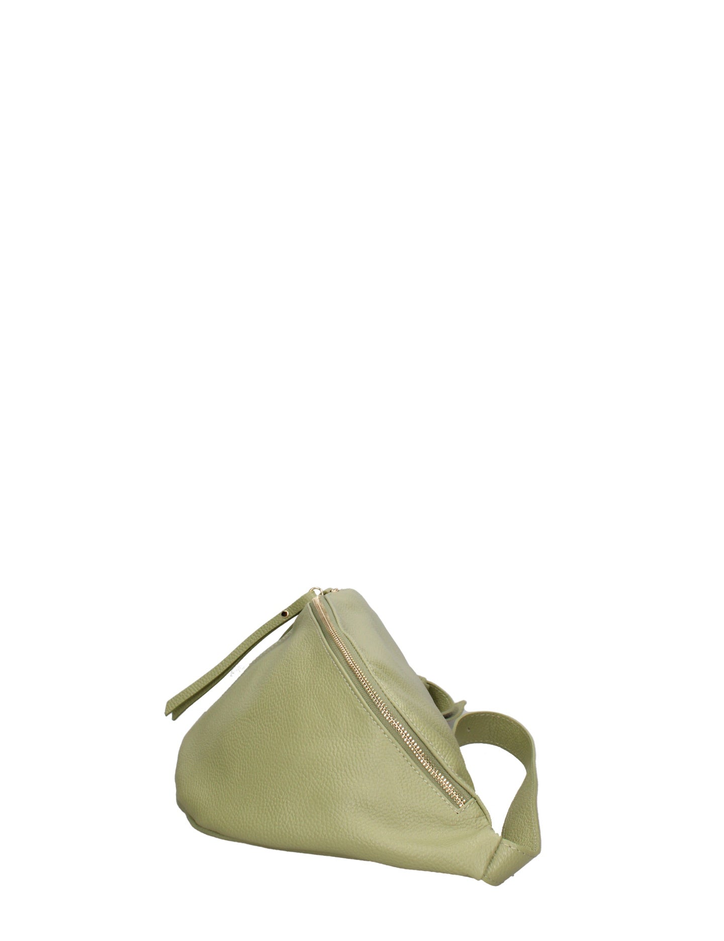 Marsupio in Vera Pelle Verde Chiaro