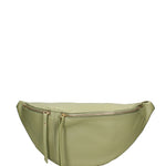 Marsupio in Vera Pelle Verde Chiaro