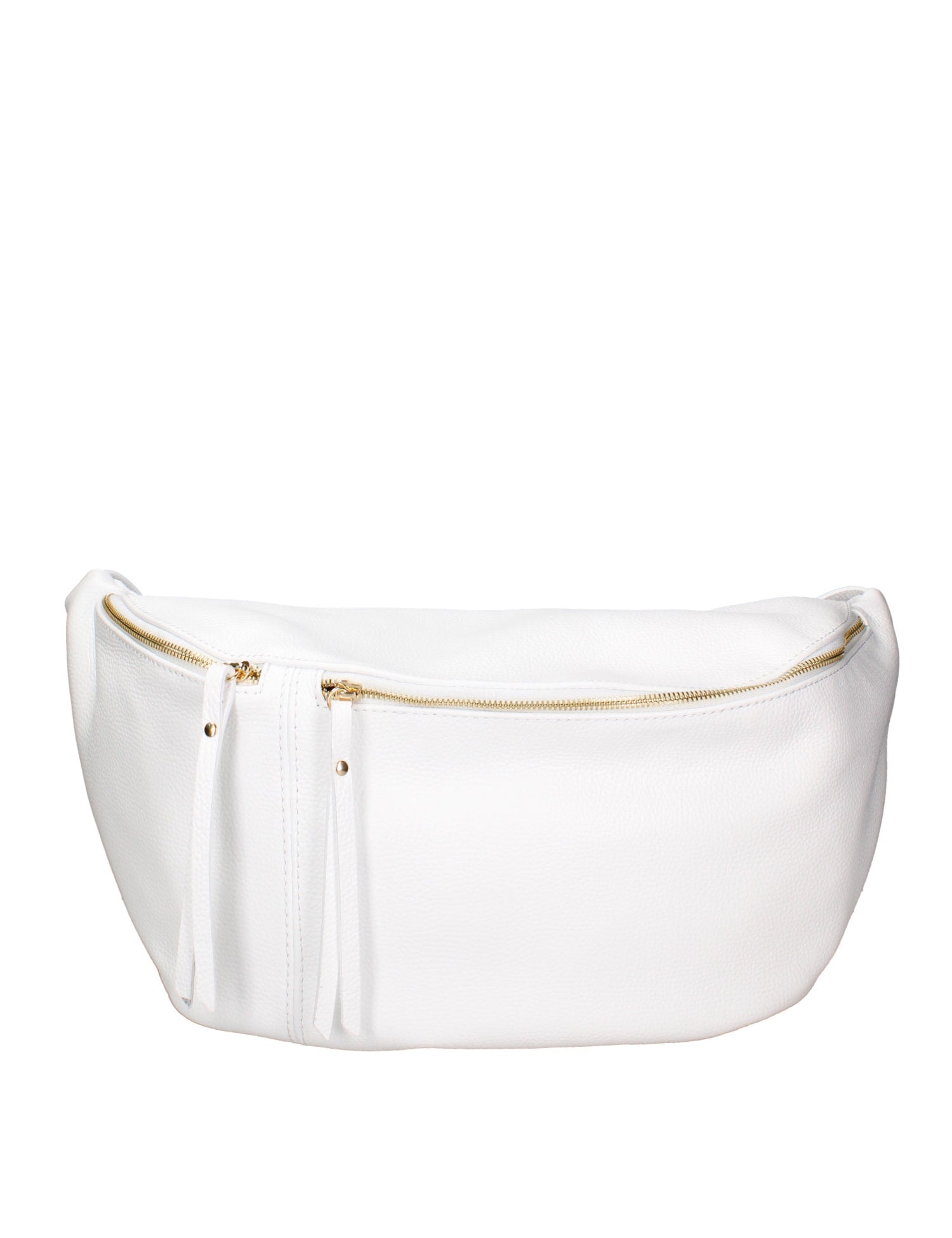 Marsupio in Vera Pelle Bianco