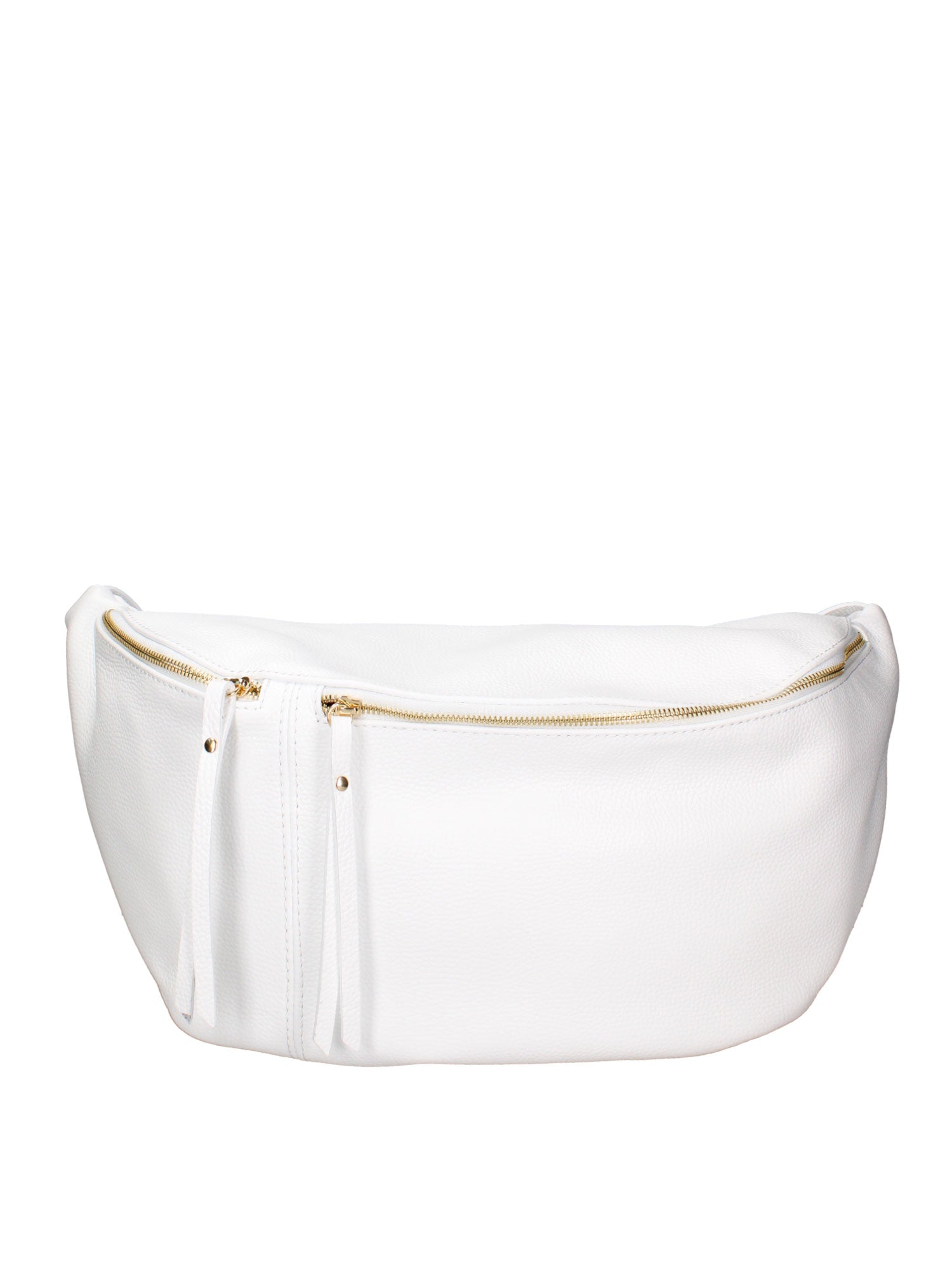 Marsupio in Vera Pelle Bianco