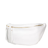 Marsupio in Vera Pelle Bianco