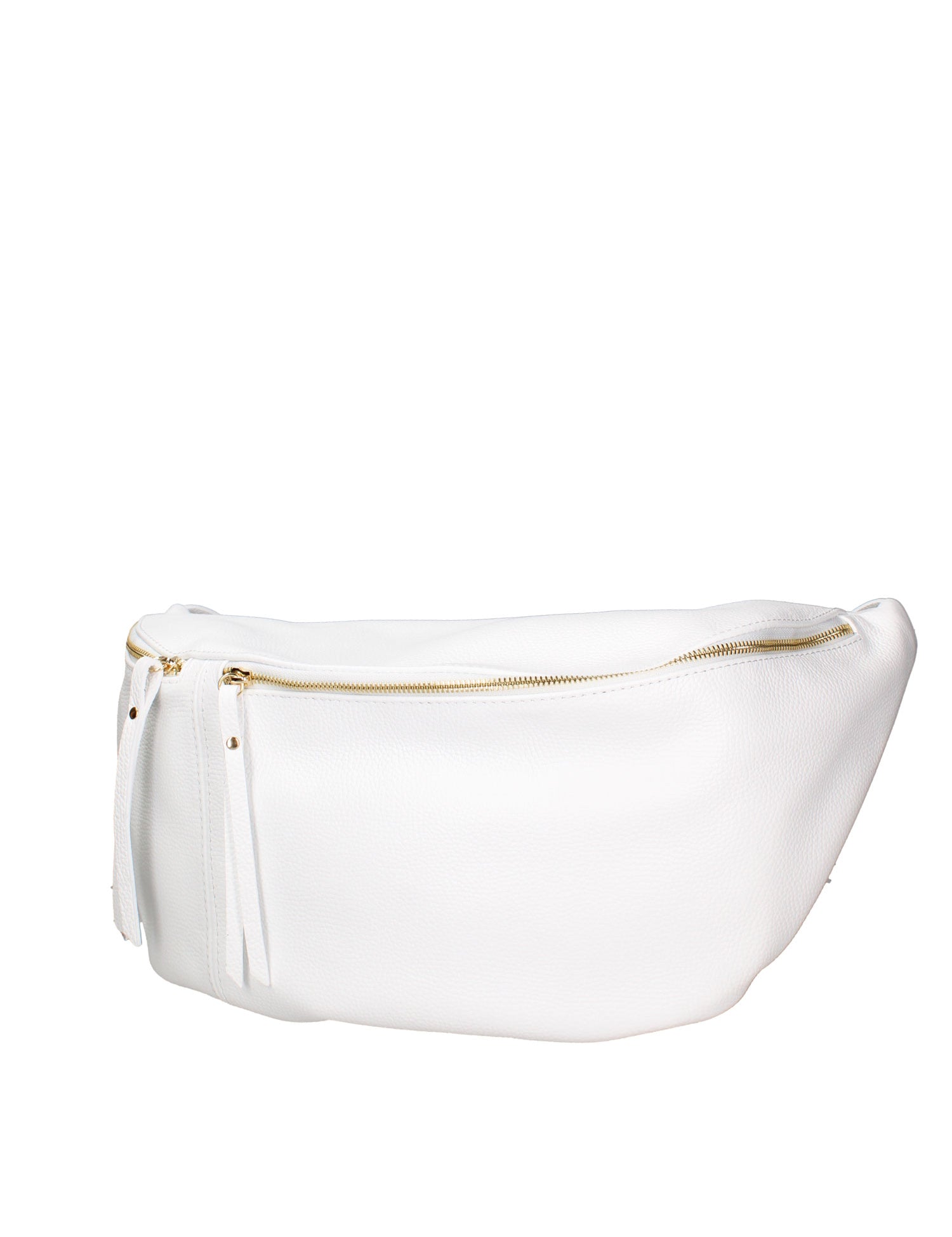 Marsupio in Vera Pelle Bianco