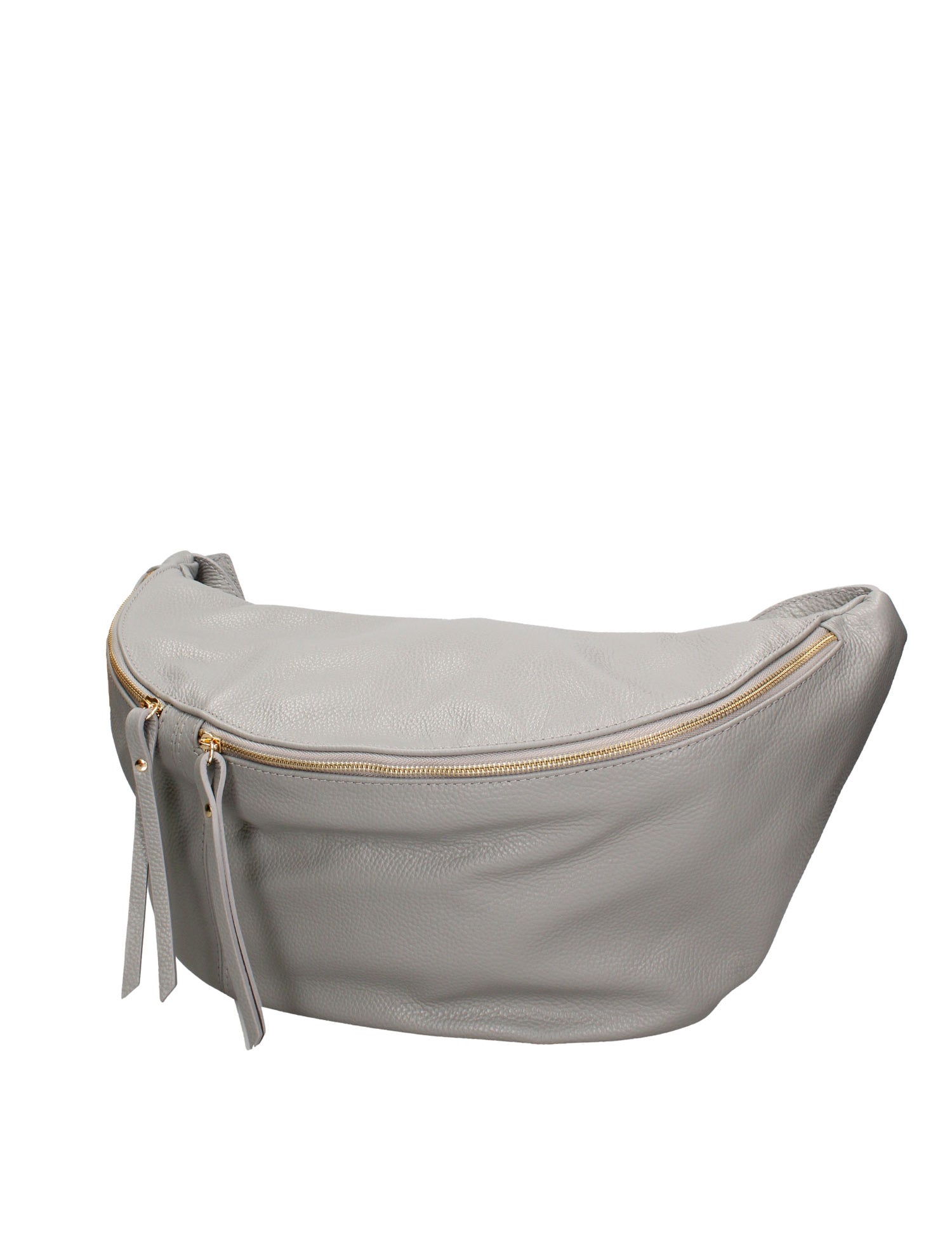 Marsupio in Vera Pelle Grigio