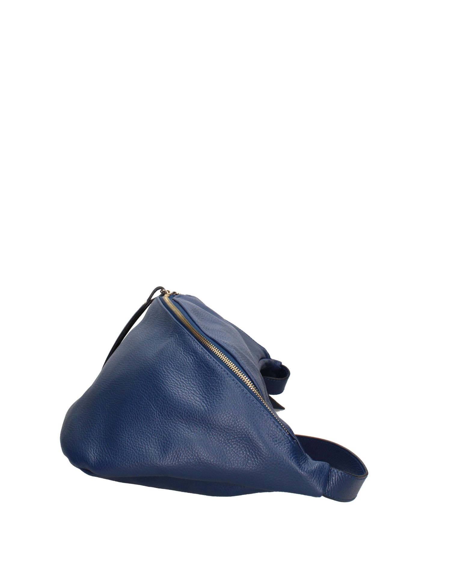 Marsupio in Vera Pelle Blu Scuro