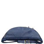 Marsupio in Vera Pelle Blu Scuro