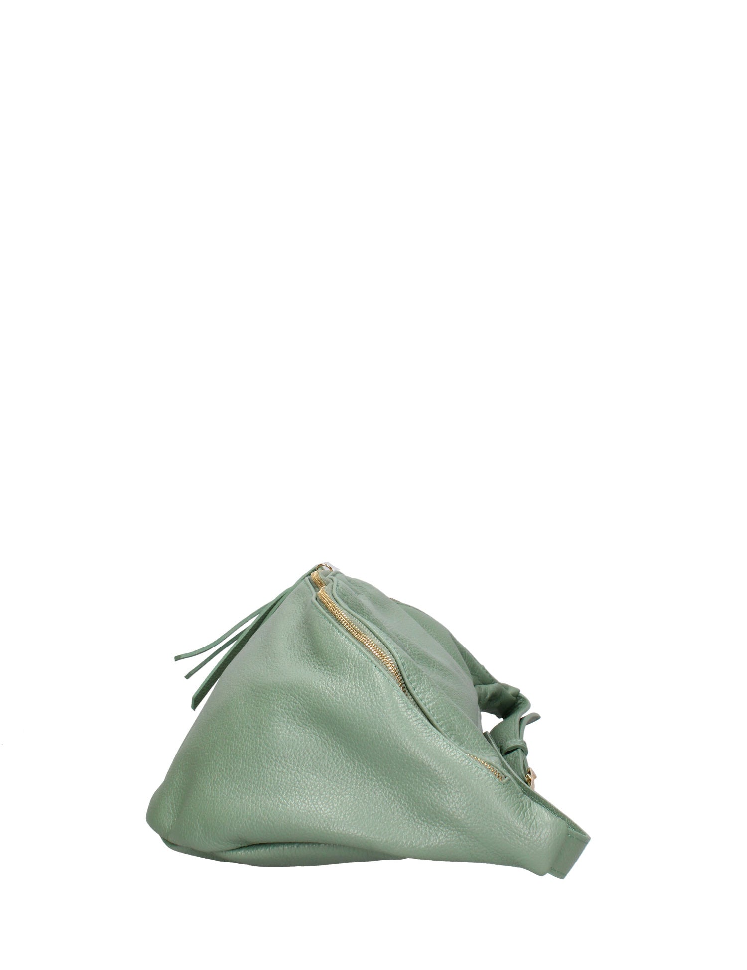 Marsupio in Vera Pelle Verde Chiaro