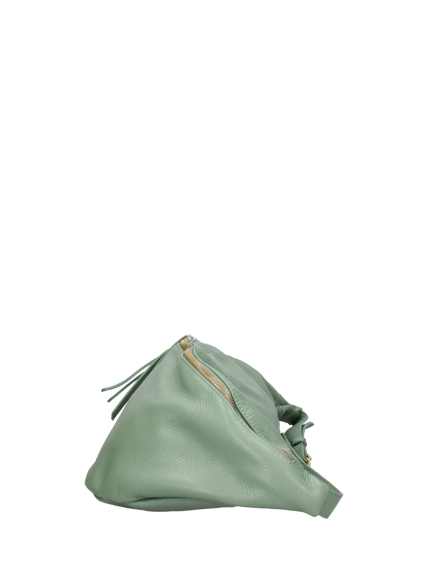 Marsupio in Vera Pelle Verde Chiaro