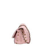 Borsa a Tracolla in Vera Pelle Rosa