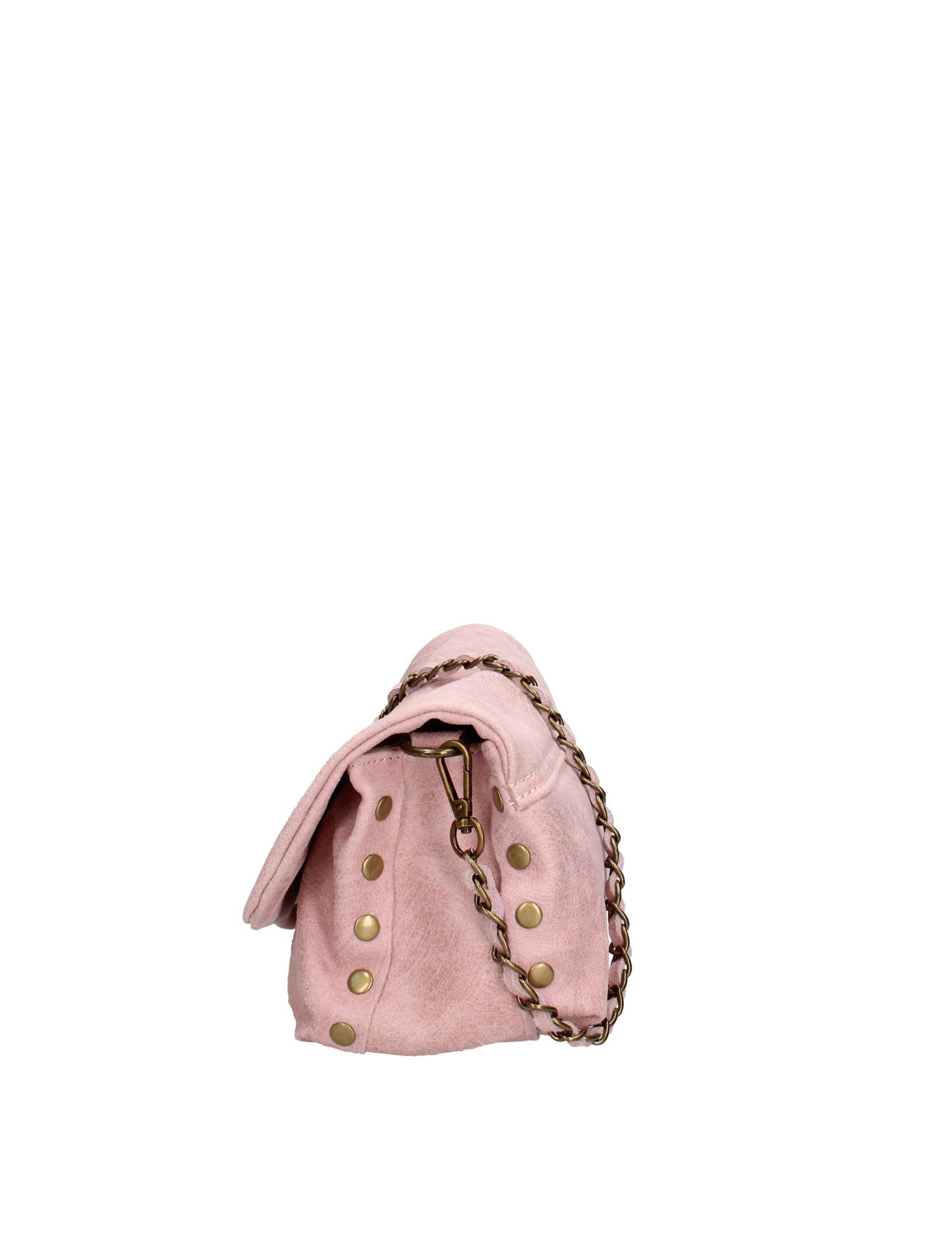 Borsa a Tracolla in Vera Pelle Rosa