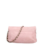 Borsa a Tracolla in Vera Pelle Rosa